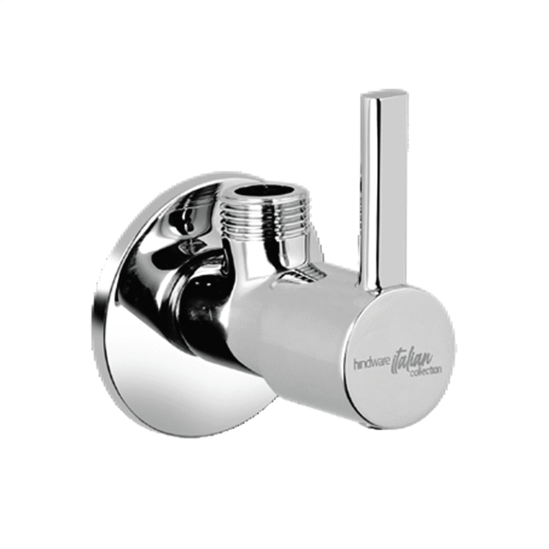Angular Stop Cock with Wall Flange