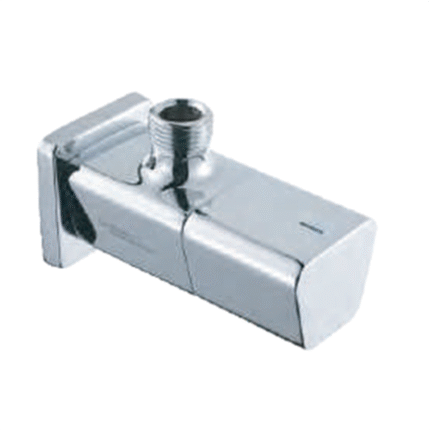 Angular Stop Cock with Wall Flange