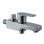 Bib Cock 2 in 1 with Wall Flange