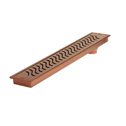 Shower Drain-600mm Wave Pattern