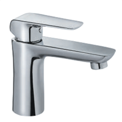 Single Lever Basin Mixer Tall w/o Popup Waste