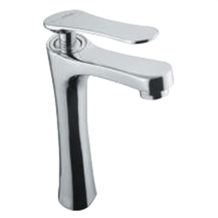 Single Lever Basin Mixer Tall w o Popup Waste