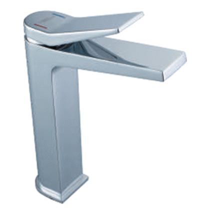Single Lever Basin Mixer Tall w o Popup Waste