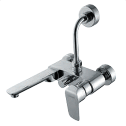 Single Lever Bath & Shower Mixer with Provision of Overhead Shower