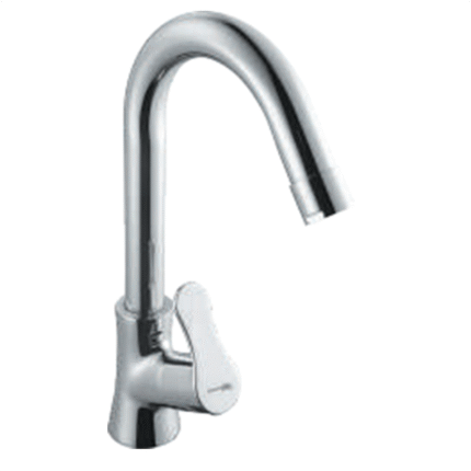Sink Cock with Swivel Spout (Table Mounted)