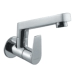 Sink Cock with Swivel Spout (Wall Mounted)