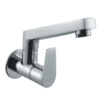 Sink Cock with Swivel Spout (Wall Mounted)