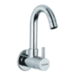 Sink Cock with Swivel Spout (Wall Mounted)