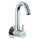 Sink Cock with Swivel Spout (Wall Mounted)