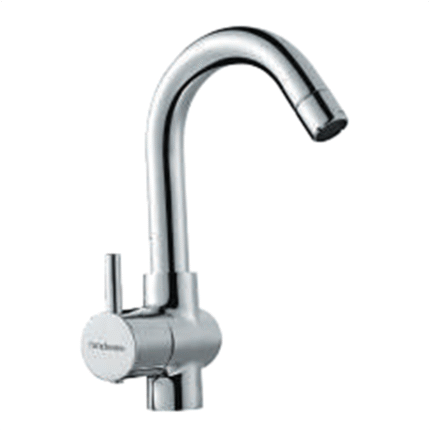 Swan Neck Tap with Left Hand Operating Knob