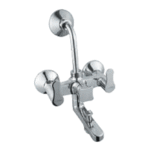 Wall Mixer 3 in 1 with L Bend Pipe & Provision of Overhead Shower & Hand Shower