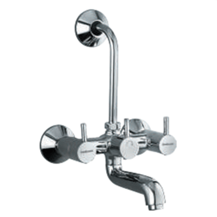 Wall Mixer with L Bend Pipe for Overhead Shower