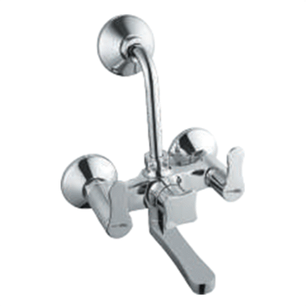 Wall Mixer with L Bend Pipe for Overhead Shower