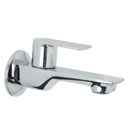 Bib Cock Long Body with Wall Flange
