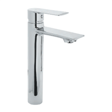 Single Lever Basin Mixer Tall w o Popup Waste