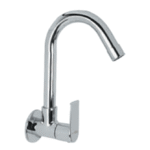 Sink Cock with Swivel Spout (Wall Mounted)