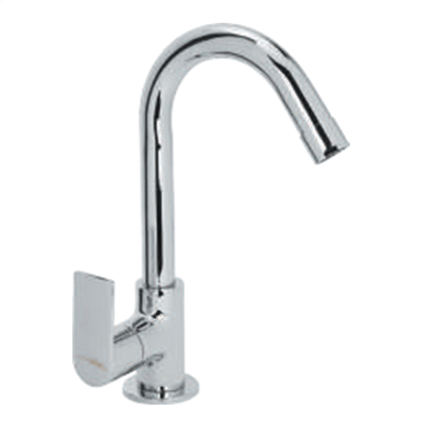 Swan Neck Tap with Left Hand Operating Knob