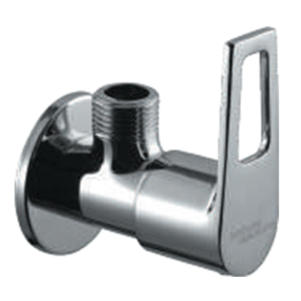 Angular Stop Cock with Wall Flange