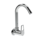 Sink Cock with Swivel Spout (Turbo Flow) (Wall Mounted)