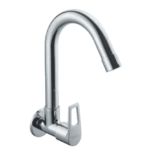 Sink Cock with Swivel Spout (Wall Mounted)