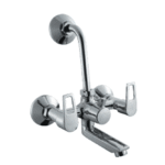 Wall Mixer with L Bend Pipe for Overhead Shower